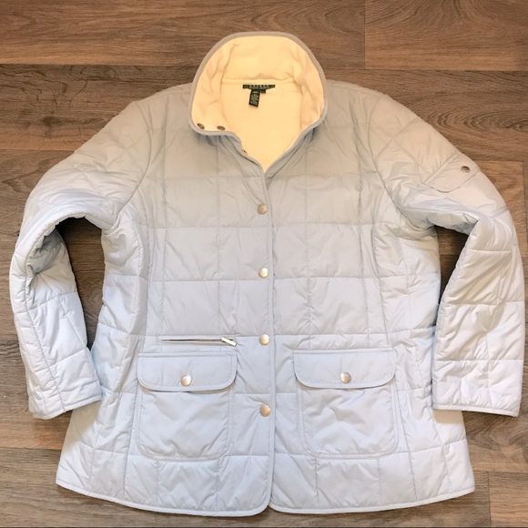 Lauren Ralph Lauren Jackets & Blazers - Lauren Ralph Lauren women’s quilted snap button down jacket size XL